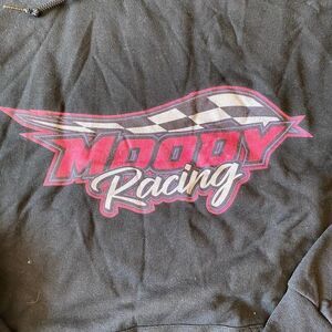 Moody Racing Hoodie Black Large